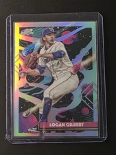 2025 Topps Cosmic Chrome Logan Gilbert Refractor #34 Mariners