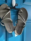 No Boundaries Women’s Size 8 Sandal Toe Loop Thong Flip Flop Olive Green New — photo 1