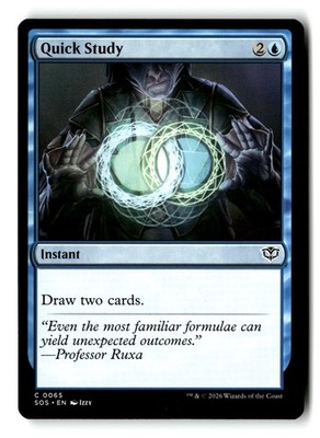 Quick Study 65 Common Secrets of Strixhaven Magic: The Gathering Near Mint