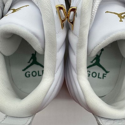 Nike Air Jordan 12 Golf Low MASTERS EDITION White Gold DM0106-117
