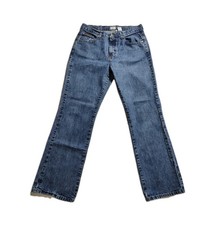 Calvin Klein Vintage Boot Cut Jeans Size 10 Double Stone Wash High Waist Y2K Mom