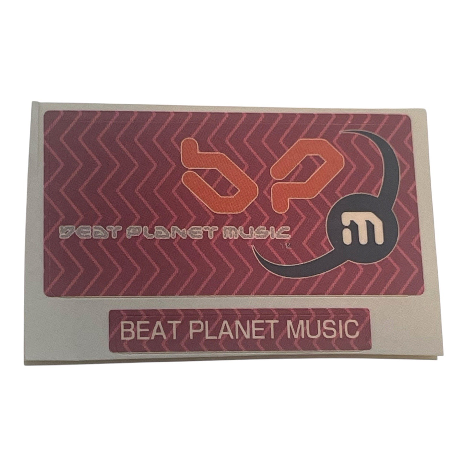 Sony PlayStation 1 PS1 Beat Planet Music Official Vintage Memory Card Sticker