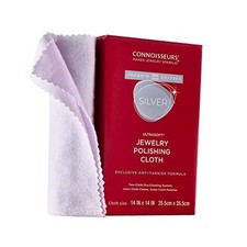 Premium Edition Extra Large Polishing Cloth for Silver 14 x 14 Inches - Silver