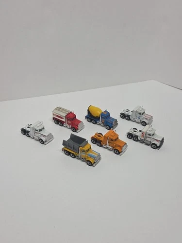 Vintage Matchbox 1981 1985 Peterbilt Truck Lot Getty Nasa Cement Walts Dump T3