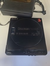 Sony Discman D-T4 FM/AM Vintage With Case