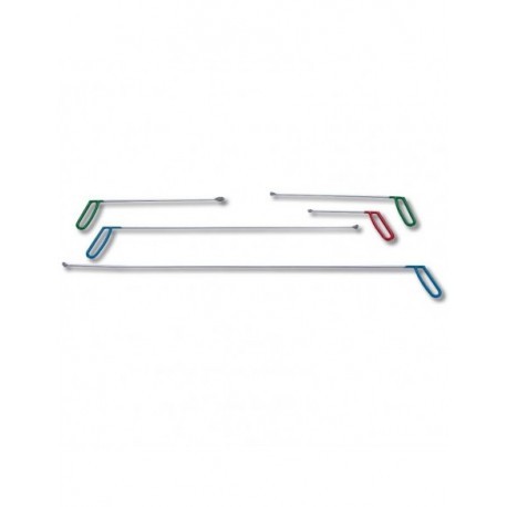Kit débosselage sans peinture premium avec 5 tiges d'acier de 230 à 1040 mm