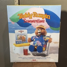 Vintage 1987 Teddy Ruxpin Summertime Outfit Cassette Book Worlds of Wonder