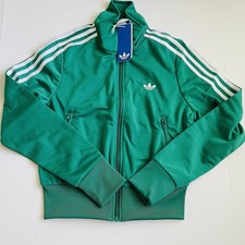 adidas women FIREBIRD CLASSIC Green Jacket TRACK TOP Size S