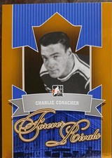 2012 - 2013 ITG Charlie Conacher Forever Rivals Gold /30 #54 Hockey Card