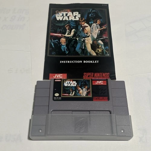 Super Star Wars (Nintendo SNES, 1996) Tested Game & Manual