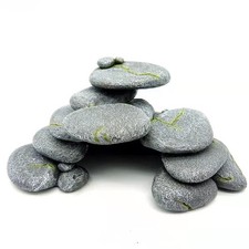 Simulation Cobblestone Fish Hideout Aquarium Decoration Reptile Hide Cave Bet...