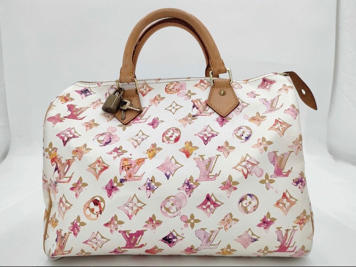 LOUIS VUITTON Speedy 30 M95751 Monogram watercolor Bron Women Handbag