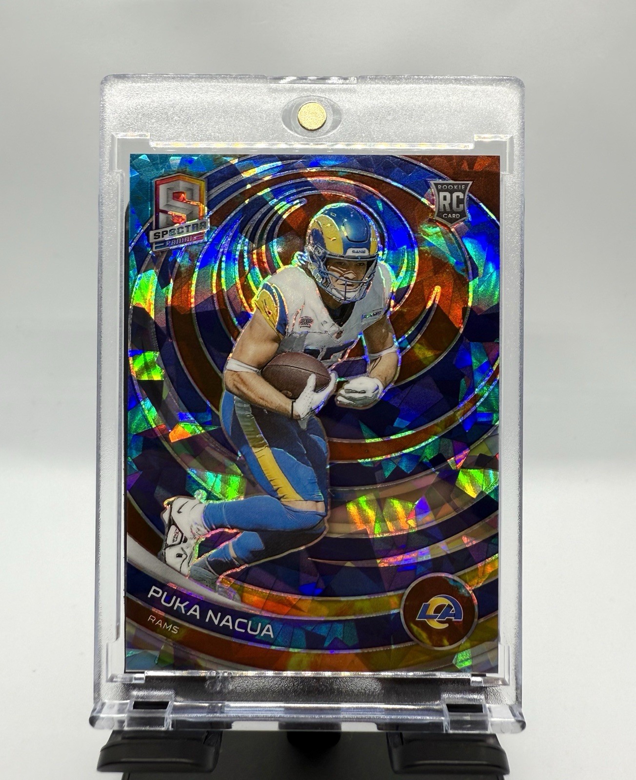 2023 Panini Spectra Rookie Puka Nacua #189 Astral Prizm /40 Cracked Ice