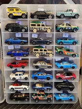 hot wheels/matchbox BMW (case #144) LAND ROVER z4 z8 m1 x5 m3 roadster