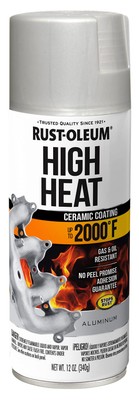 Rust Oleum High Heat Enamel Spray Paint 12 Ounce Flat Finish 2000 F Protection