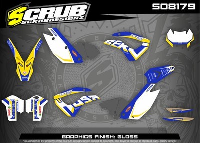 Husaberg Dekor FE 390 450 570 - 2009 2010 2011 2012 Enduro Grafik Aufkleber