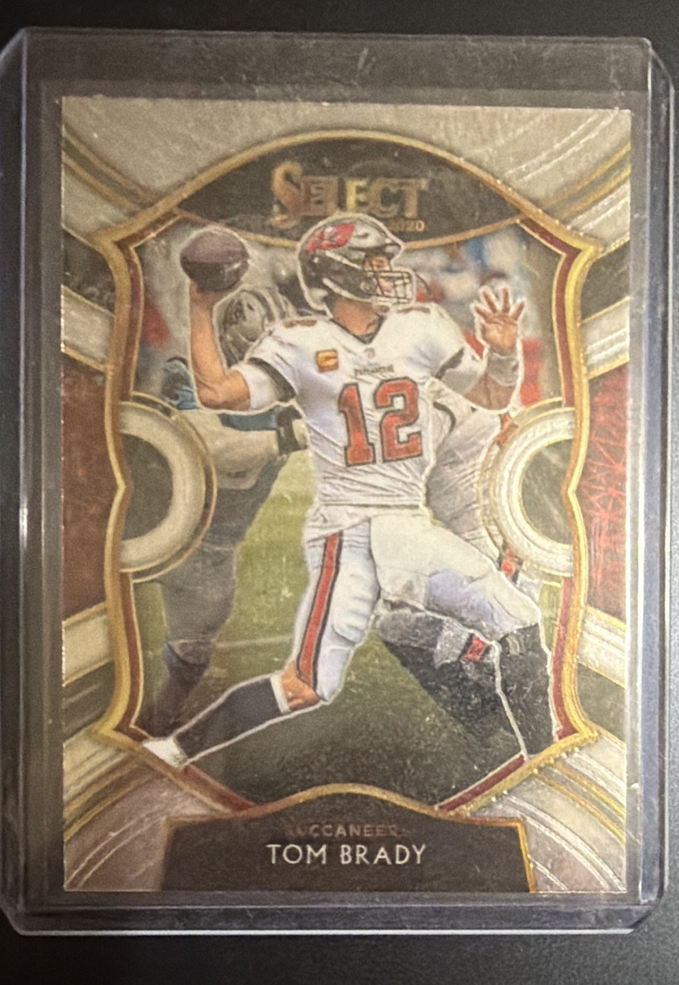 Panini Select 2020 Concourse Tom Brady #1 Silver Prizm Tampa Bay Buccaneers