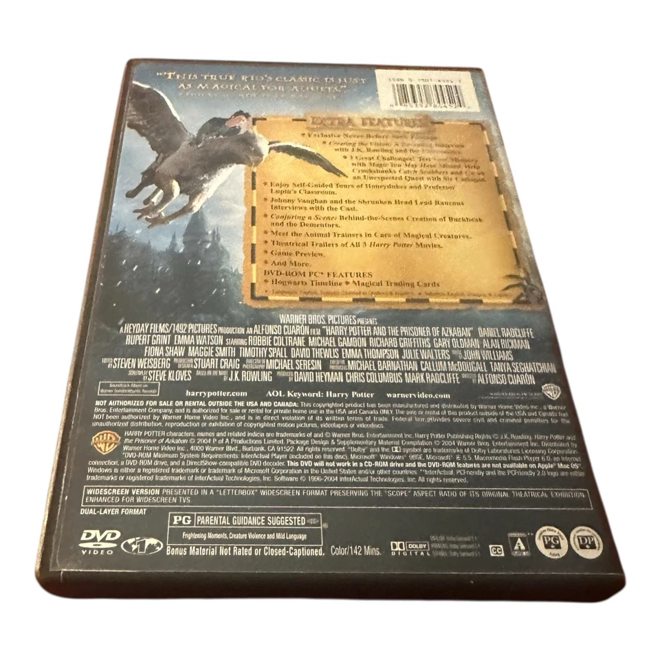 Harry Potter & the Prisoner of Azkaban 2‑Disc DVD – Like New + Inserts - Image 2 of 4