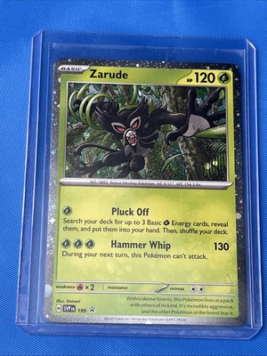 Zarude Scarlet Violet Svp 199 Black Star Promo Destined Rivals