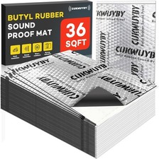 80mil 36sqft Car Sound Deadening Mat 33Pcs Butyl Noise Insulation Pad