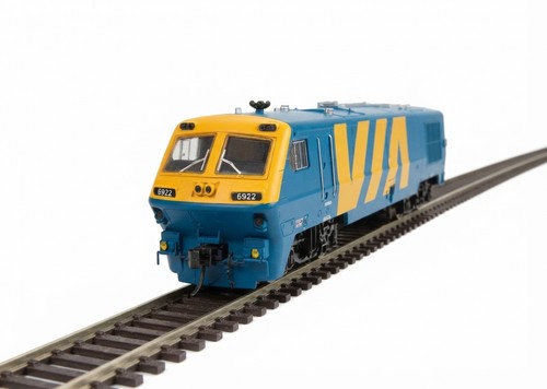Rapido 200059 VIA Rail Canada LRC #6922 esquema de prueba azul sonido BBD DCC | Condition: Used