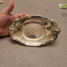 International Silver Co., Candy Dish or Jewelry Tray, About 8.5 Inches Wide