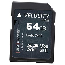 SDXC 64GB Velocity CINE