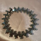 Vintage Sterling Silver Modernist Bracelet .925 Chain DNA Links Mexico