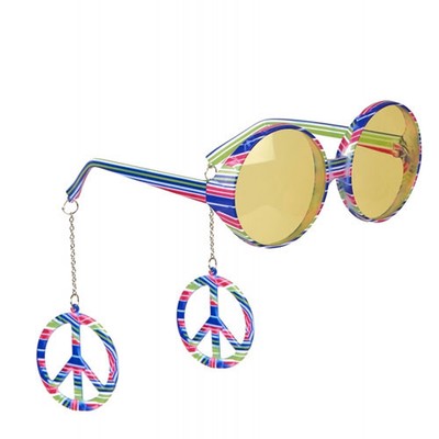 OCCHIALI HIPPIE PEACE CARNEVALE HIPPY ANNI 60 | eBay