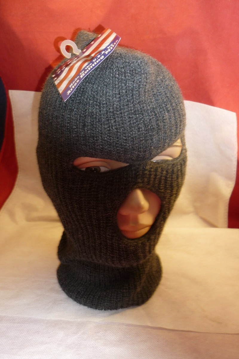 ARTEX KNITTING MILLS VINTAGE FULL FACE SKI MASK NWT USA MADE
