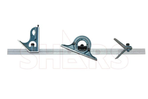 Shars 24" Combination Square Sets 4R Graduation 4 PCS NEW R}