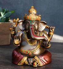 Ebros Eastern Enlightenment Hindu God Ganesha Figurine Ganesh Hinduism Statue