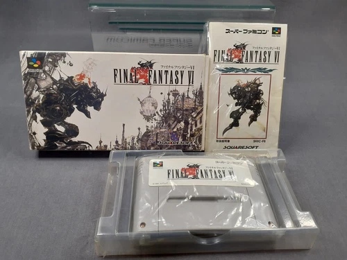 NINTENDO SUPER FAMICOM SFC Final Fantasy VI FF6 Japanese Version Boxed