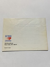 ORB 3D Authentic Original NES Nintendo Manual Original Replacement Manual Only 