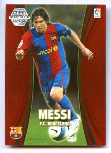 2007-08 Panini Megacracks #387 Lionel Messi MGK 2007 2008 FC Barcelona Estrellas
