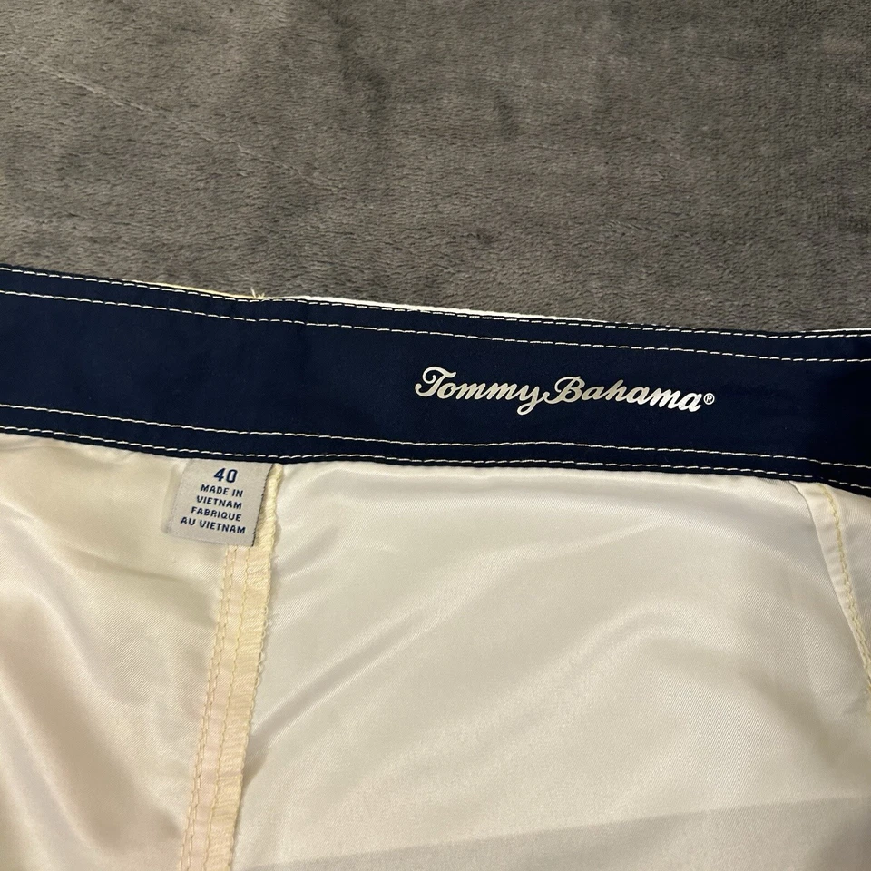 Tommy Bahama Board Shorts Para Hombres 40" Amarillo Azul Molokai Sunset Break Nadar NUEVO Foto 3 de 4