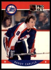 Randy Carlyle 1992-93 Pro Set #325 Winnipeg Jets