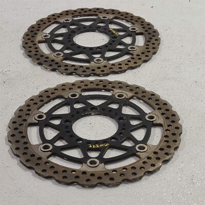 2007 Kawasaki Ninja EX650A EX650 Front Brake Rotor Set Pair Rotors PS1057