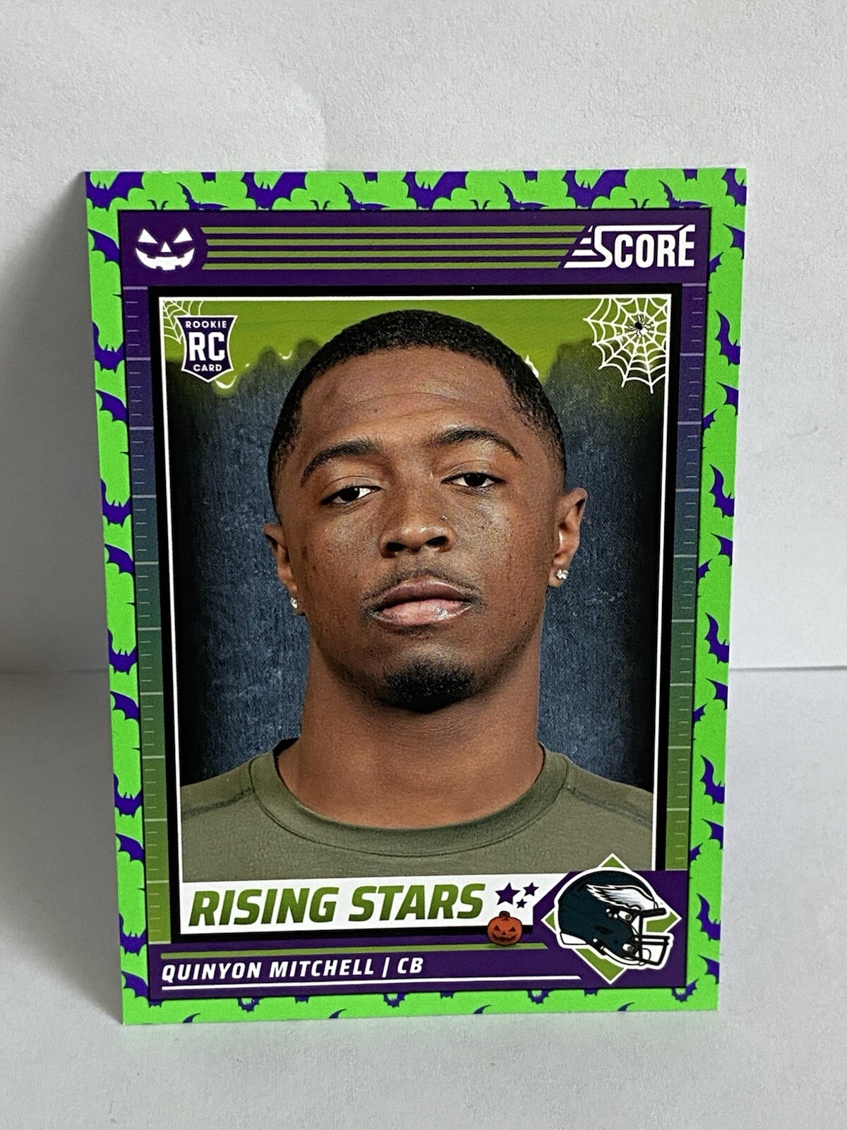 Quinyon Mitchell 2024 Score-A-Treat Green Rookie RC #41 Philadelphia Eagles