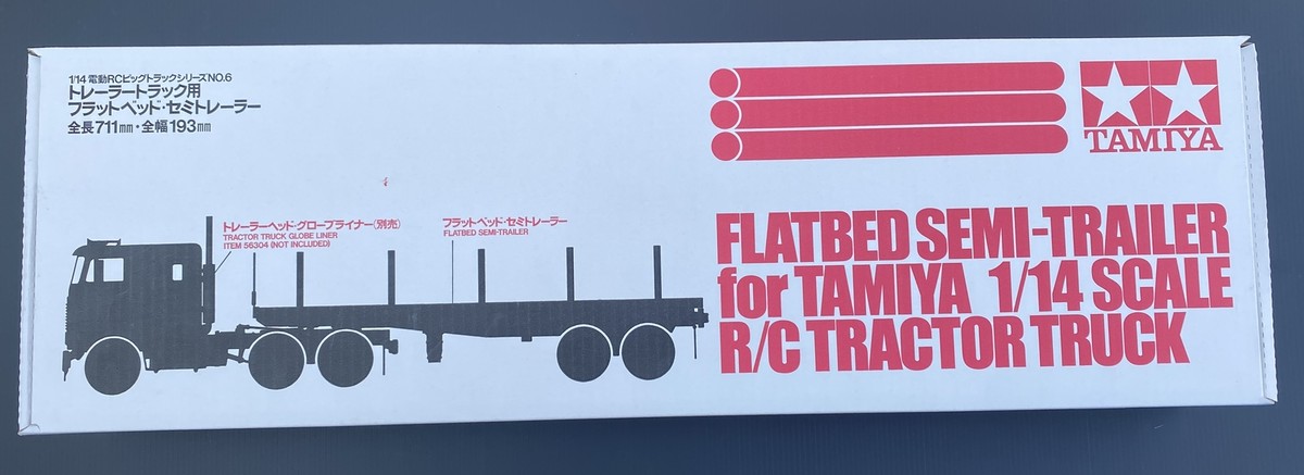 ホビーラジコン Tamiya 1/14 Scale Flatbed Semi-Trailer Amazon.com: Tamiya Flatbed Semi Trailer : Toys & Games
