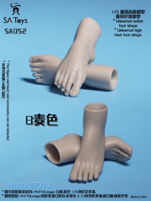SA Toys 1/6 SA052B Suntan Foot Feet Model For 12'' Female TBL PH JO Figure Body