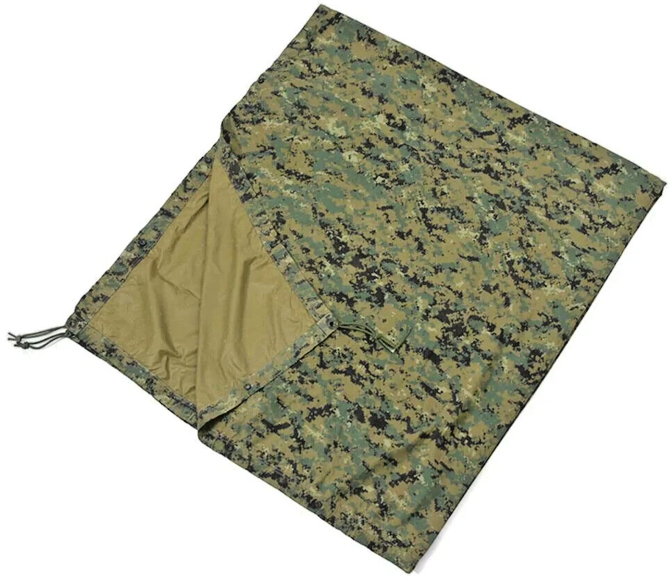 USMC Field Tarp MARPAT Woodland Digital Camo Reversible Tarpaulin 90 x 80 FAIR