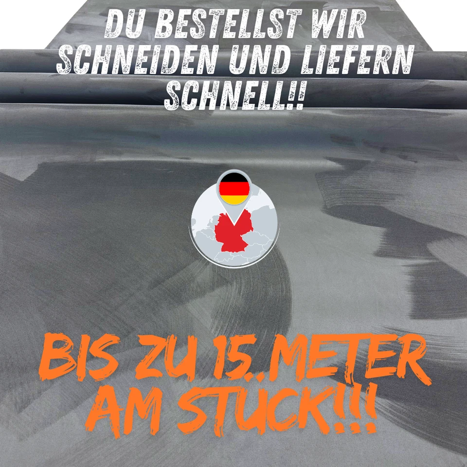 Auto Stoffbezug Folie Wildleder-Optik KFZ Interieur Camper Armaturen Dekoleisten - Bild 2 von 4