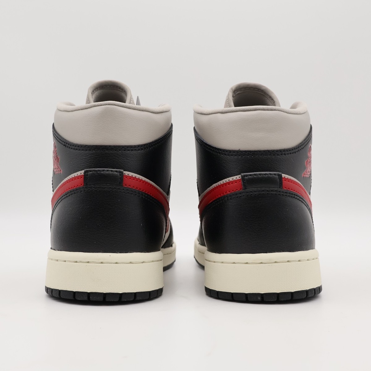 BQ6472-060 Nike WMNS Air Jordan 1 Mid Black Grey Gym Red | eBay BQ6472-060 Nike WMNS Air Jordan 1 Mid Black Grey Gym Red | eBay