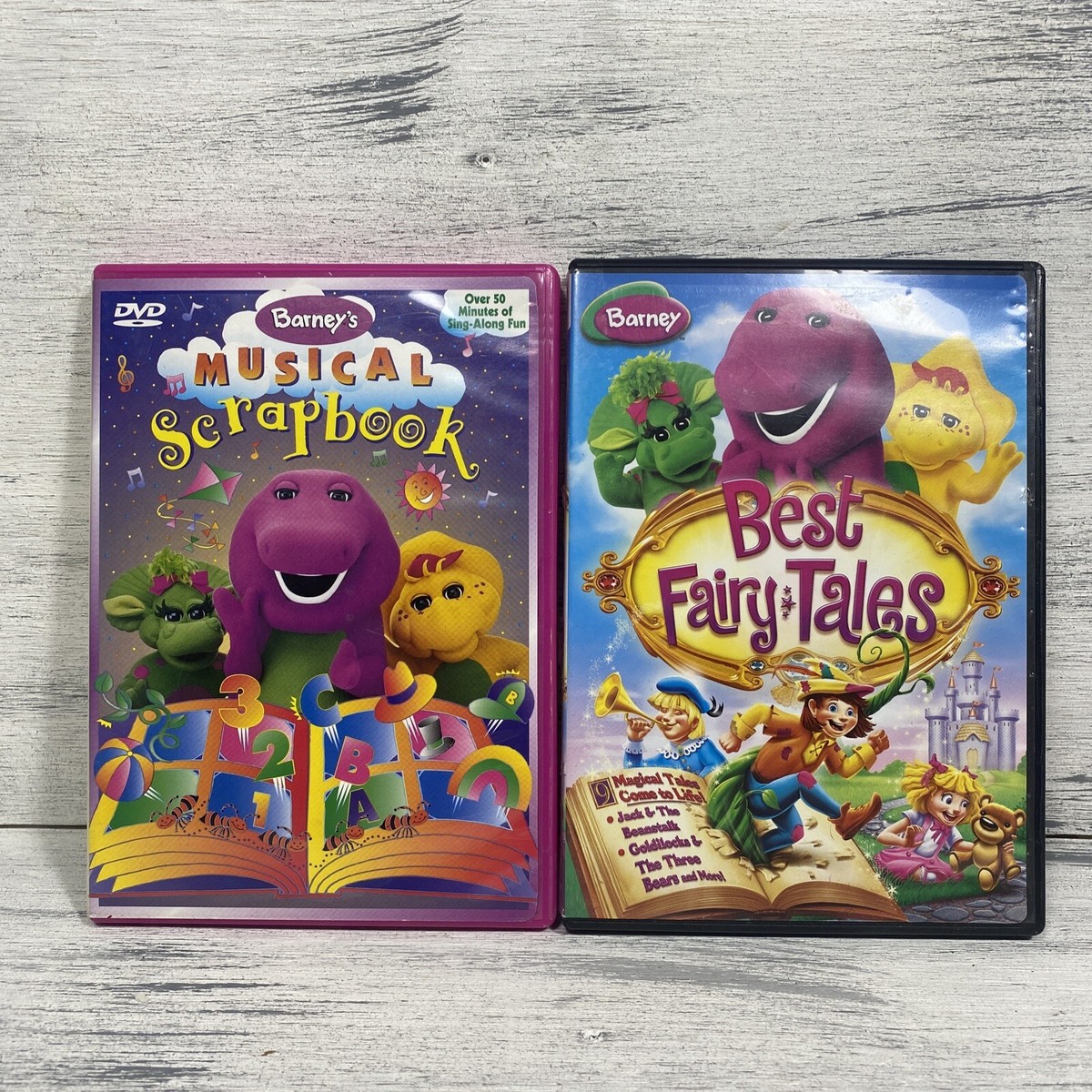 Barney DVD Lot Of Two Best Fairy Tales 2010, Musical