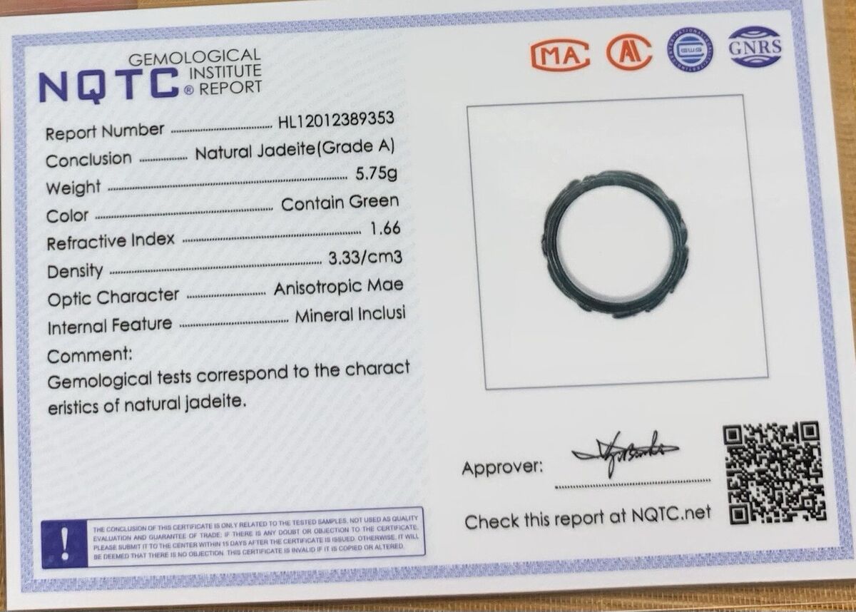 Certified Green Burma Natural A JADE Jadeite Bat Coin Ruyi Certified Green Burma Natural A JADE Jadeite Bat Coin Ruyi
