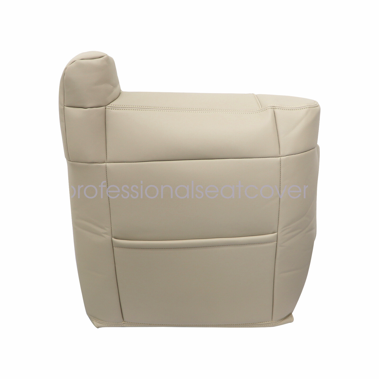 Both Side Bottom & Top Tan Leather Seat Cover With Foam For 00-02 Chevy Suburban