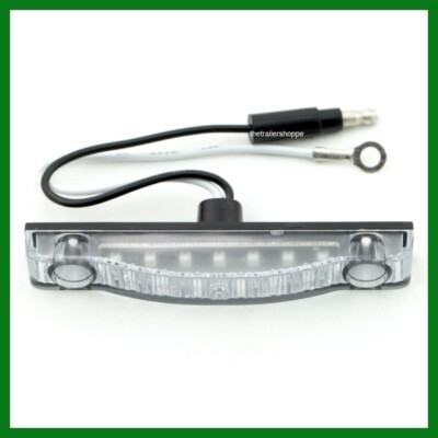 Maxxima Thin Line Side Marker Clearance light 7 LED Red Clear Lens 5/8 X 4