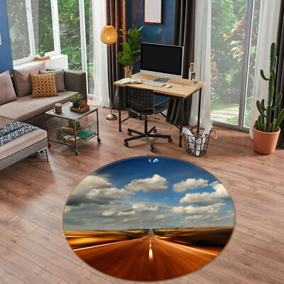3D Red Highway ZHUA2200 Game Non Slip Rug Mat Photo Carpet Zoe