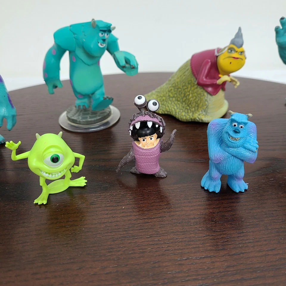 Lote de figuras de acción Disney Pixar Monsters Inc juguete Sulley Mike Boo Roz Sullivan Foto 2 de 4